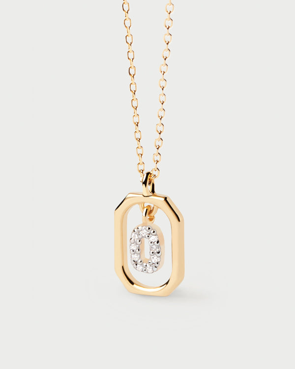 PDPAOLA Mini Letter O Necklace