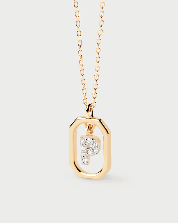 PDPAOLA Mini Letter P Necklace