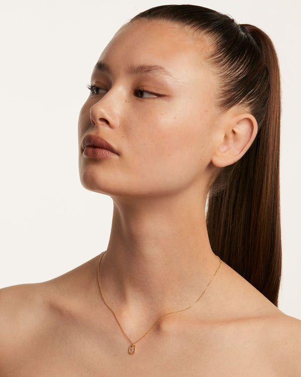 PDPAOLA Mini Letter S Necklace