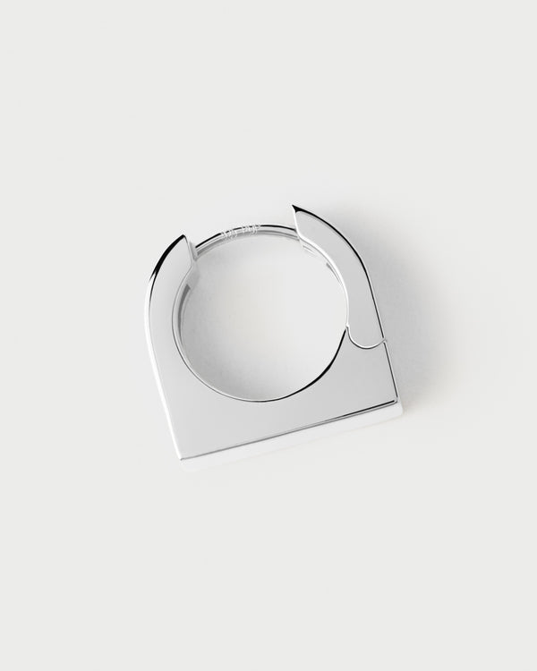 PDPAOLA New York Silver Single Hoop