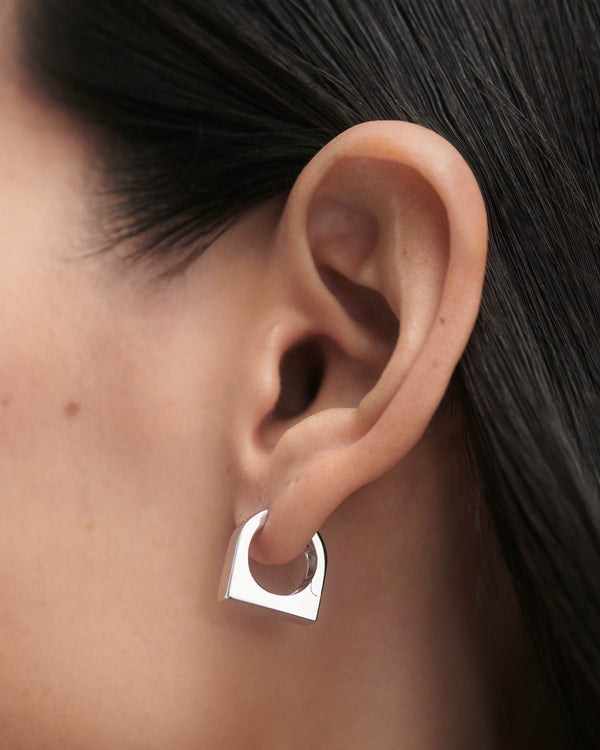 PDPAOLA New York Silver Single Hoop