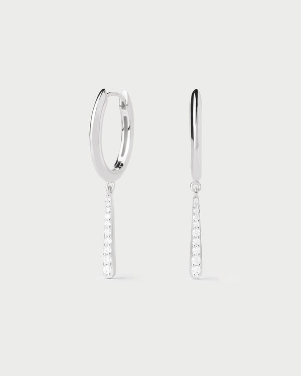 PDPAOLA Olga mini silver hoops