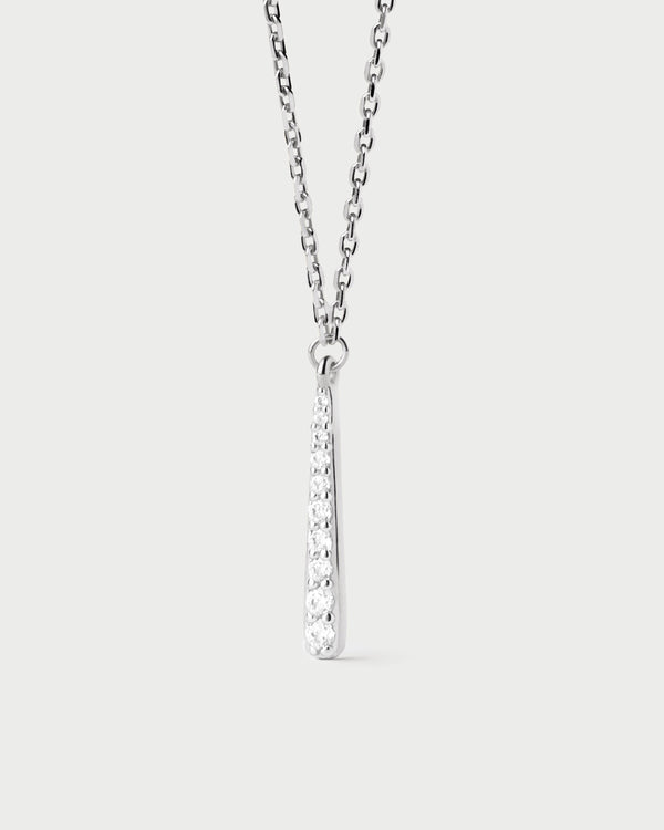 PDPAOLA Olga silver necklace