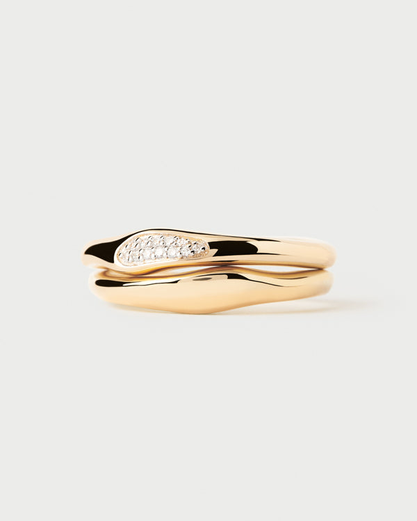 PDPAOLA Onda Ring Set