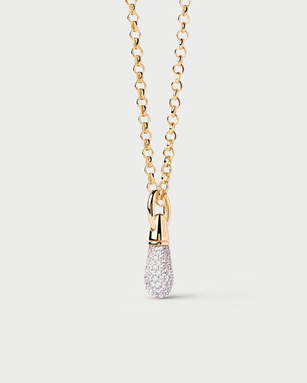 PDPAOLA Pavé Drop Pendant
