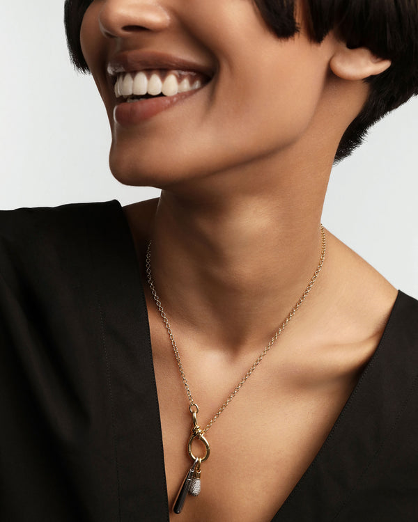 PDPAOLA Pavé Drop Pendant
