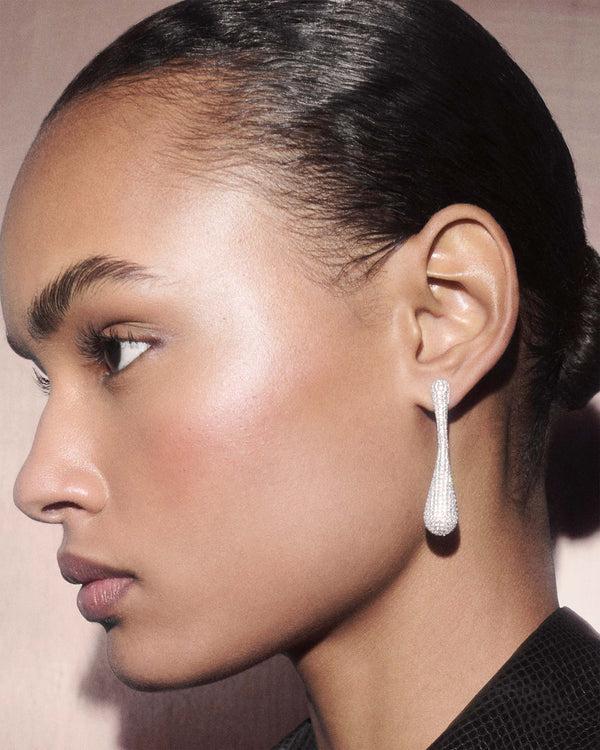 PDPAOLA Pave Glacier Earrings