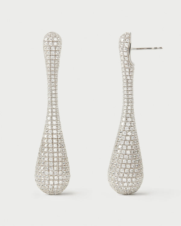 PDPAOLA Pave Glacier earrings