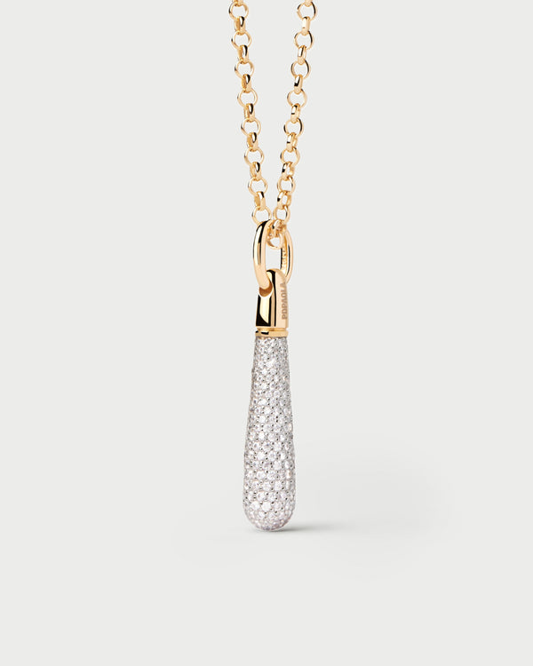 PDPAOLA Pavé Large Drop Pendant