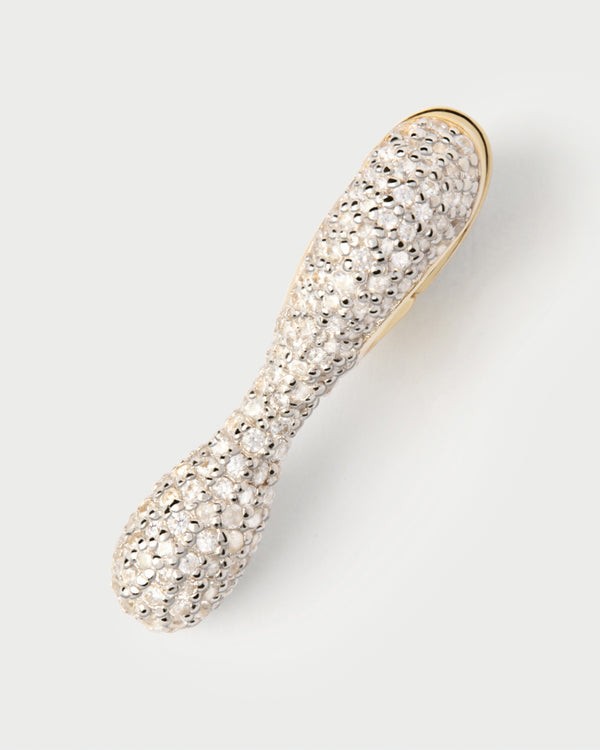 PDPAOLA Pavé Ray Hoops