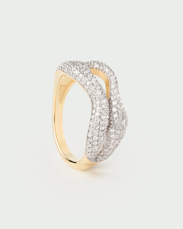 PDPAOLA Pavé Sense ring
