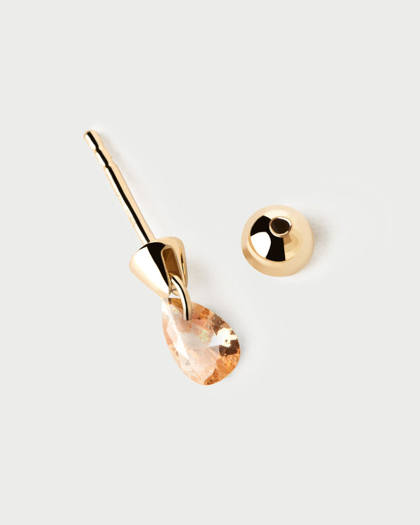 PDPAOLA Peach Lily Single Earring