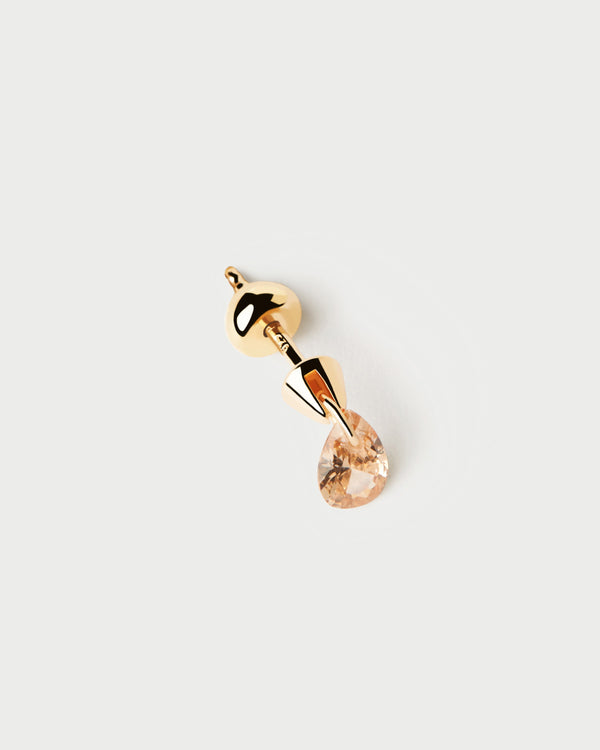 PDPAOLA Peach Lily Single Earring