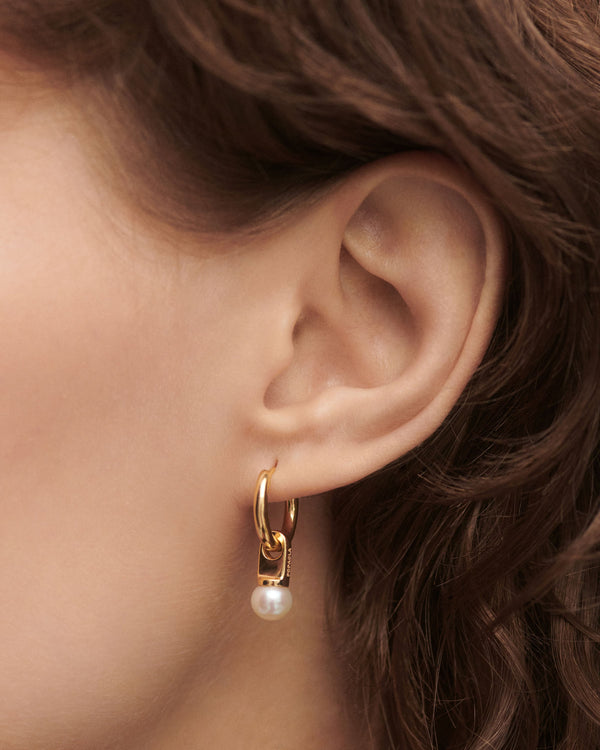 PDPAOLA Pearl Hoops