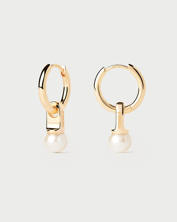 PDPAOLA Pearl Hoops