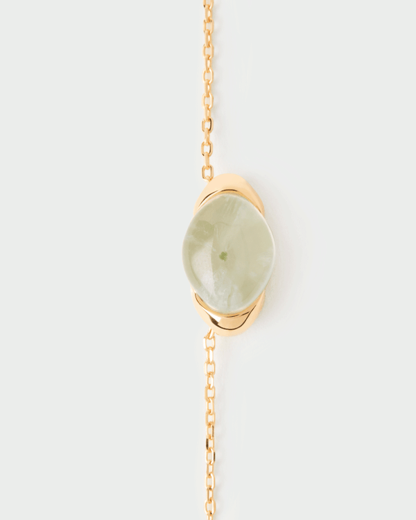 PDPAOLA Prehnite Bay Necklace
