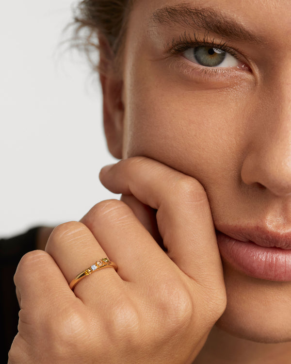 PDPAOLA Rainbow Wing Ring
