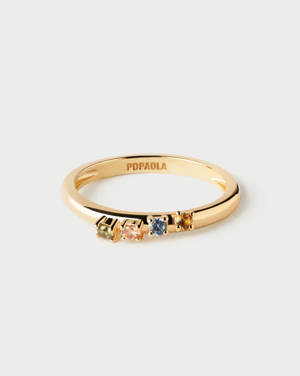 PDPAOLA Rainbow Wing ring