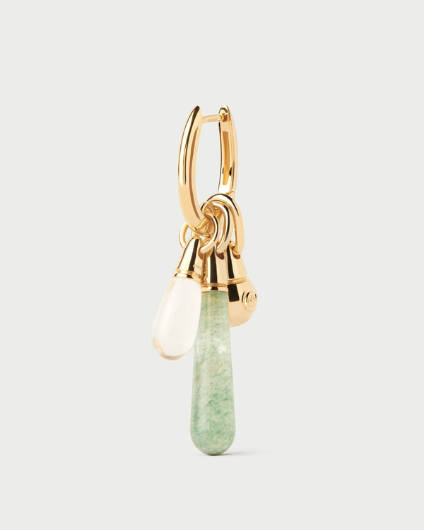 PDPAOLA Rock Crystal Jupiter Single Hoop