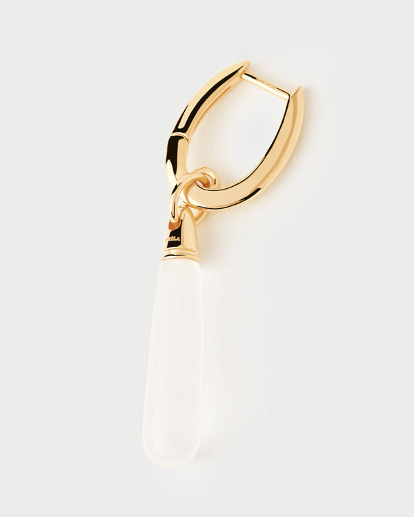 PDPAOLA Rock Crystal Large Jupiter Single Hoop