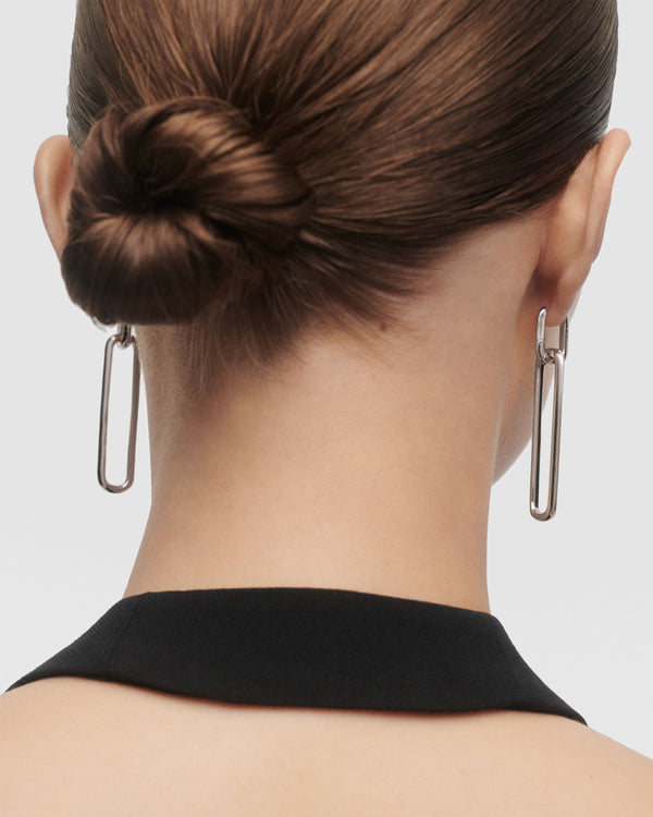 PDPAOLA Rodeo Drop Silver Earrings