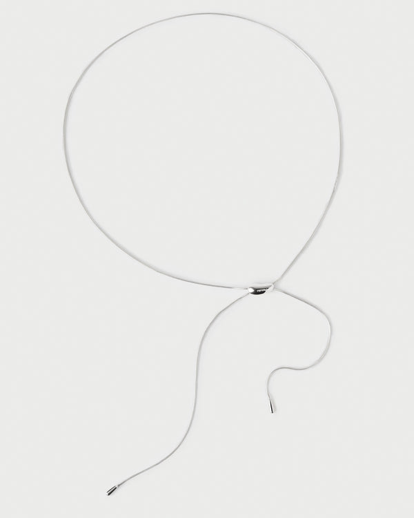 PDPAOLA Rodeo Silver Slider Necklace