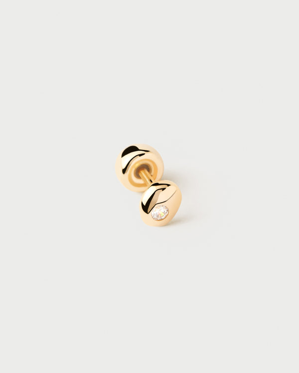 PDPAOLA Sand Single Stud Earring