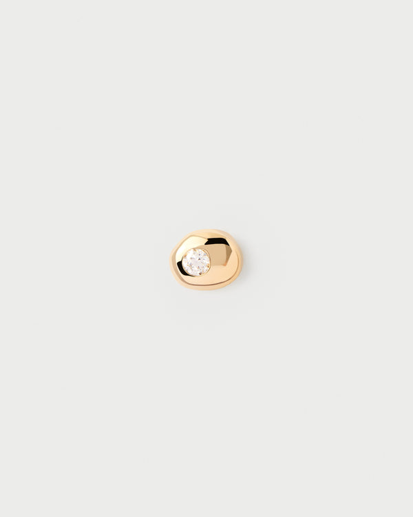 PDPAOLA Sand single stud earring