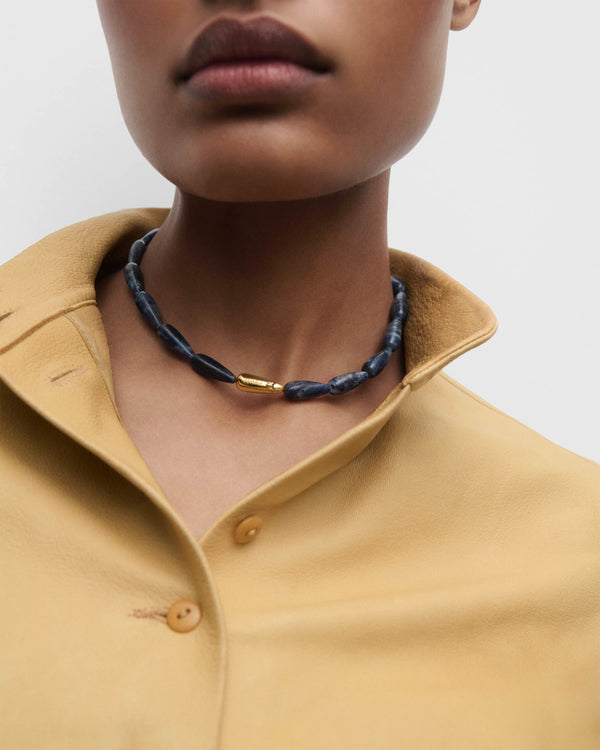 PDPAOLA Sodalite Drop Necklace