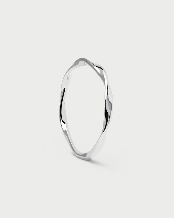 PDPAOLA Spiral Silver Ring