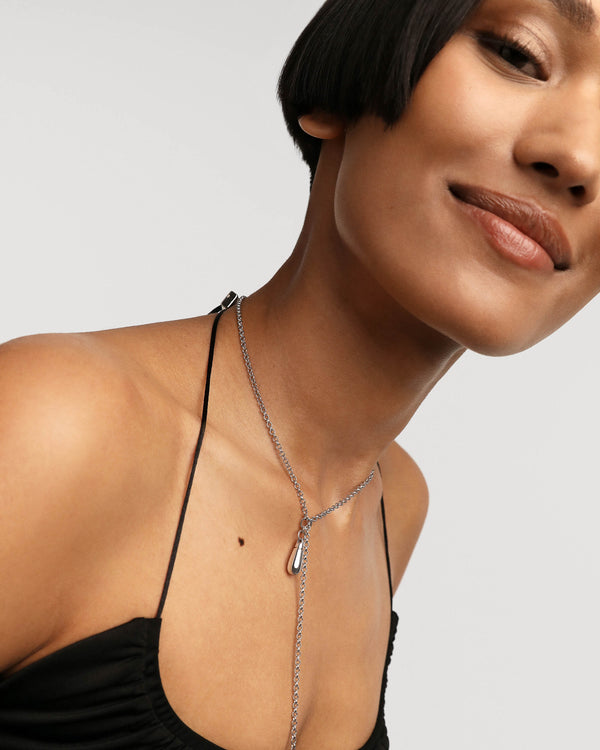 PDPAOLA Tango Silver Chain Necklace