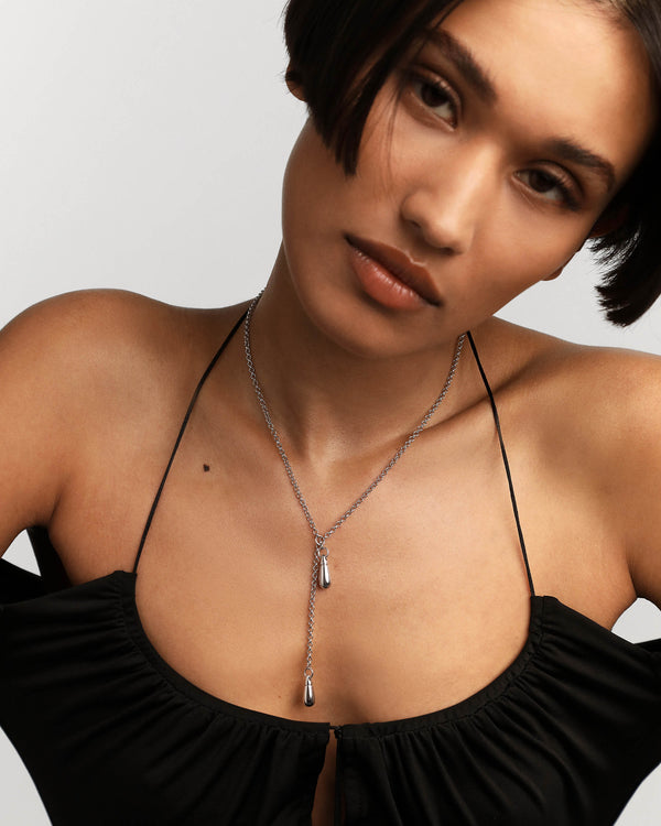 PDPAOLA Tango Silver Chain Necklace
