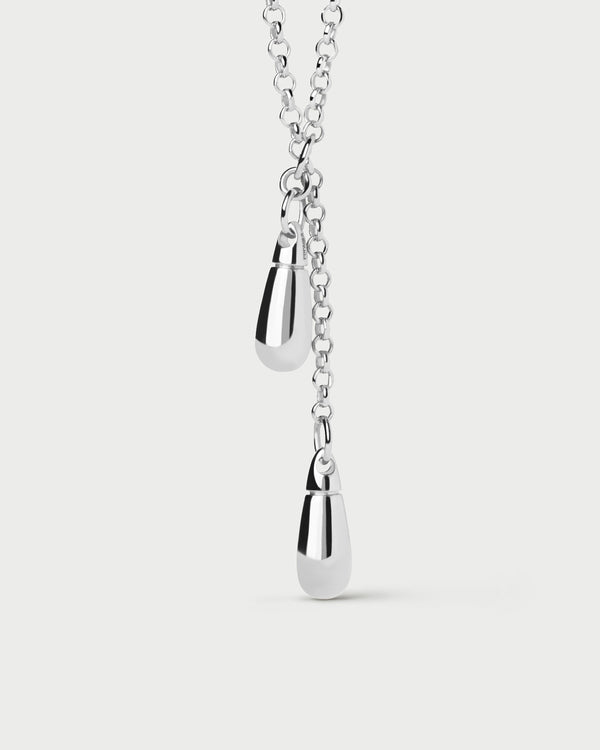 PDPAOLA Tango Silver Chain Necklace