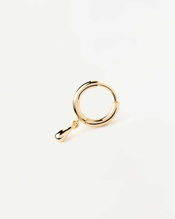 PDPAOLA Teardrop Single Hoop Earring