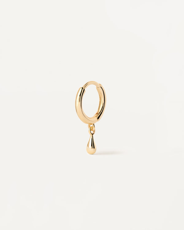 PDPAOLA Teardrop Single Hoop Earring