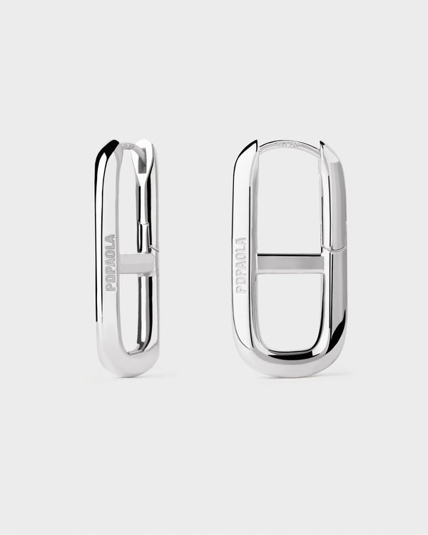 PDPAOLA Texas silver hoops