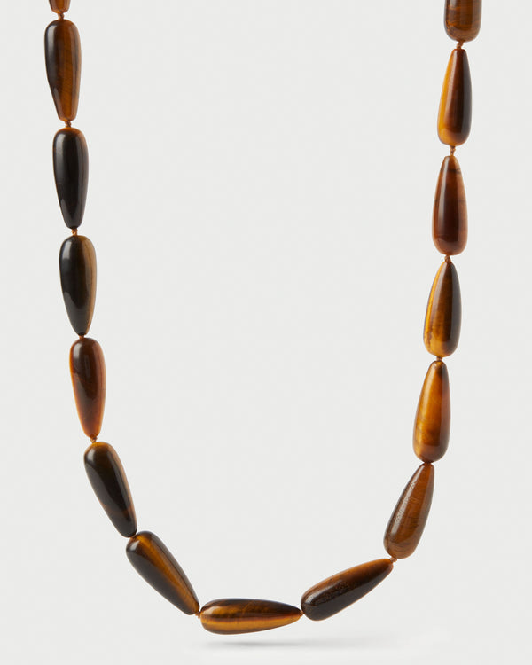 PDPAOLA Tiger Eye Drop necklace