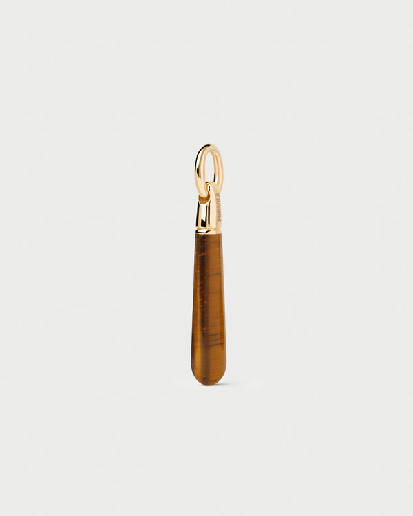 PDPAOLA Tiger Eye Large Drop pendant