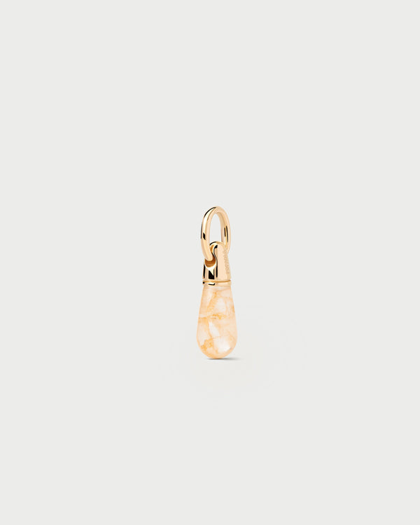 PDPAOLA Yellow Aventurine Drop Pendant