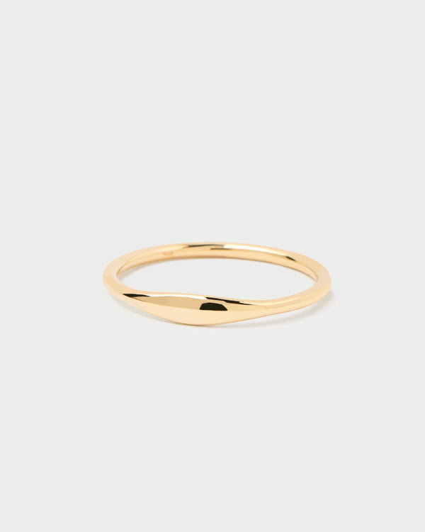 PDPAOLA Yellow Gold Wave Ring